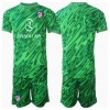 Atletico Madrid Torwart Auswärtstrikot 2024-25 Kurzarm (+ kurze hosen)